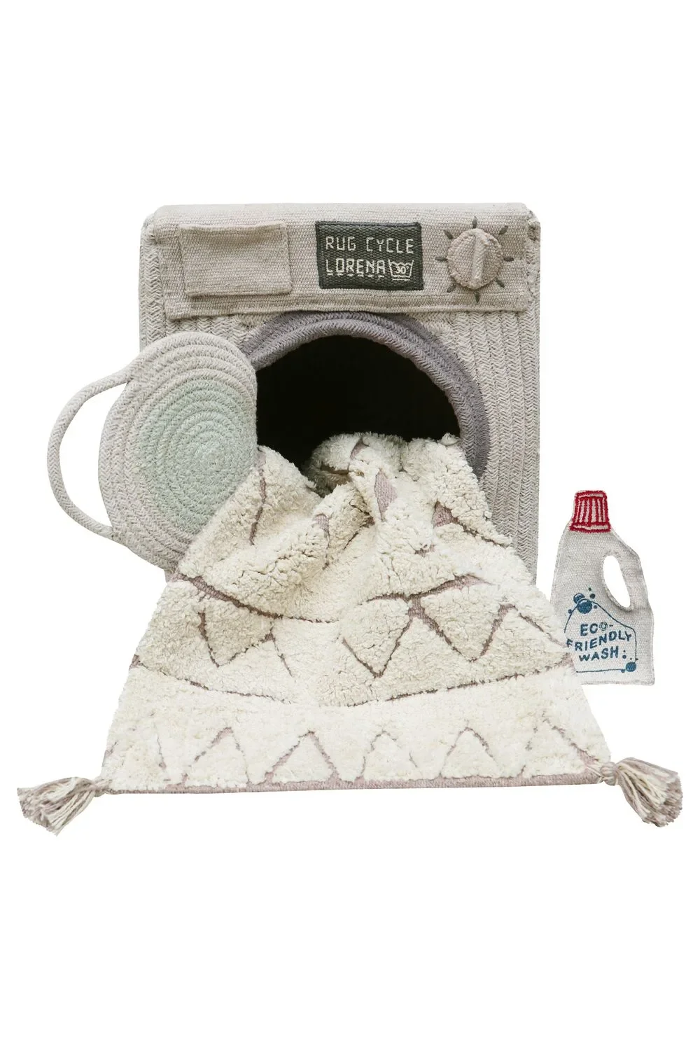 "Lorena Canals Korb, Spielkorb Waschmaschine, 30 x 33 x 31 cm image"