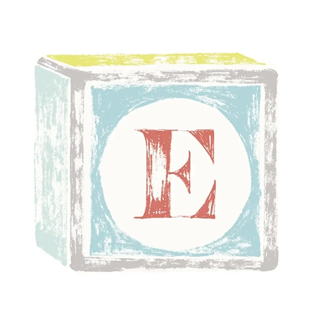 "Lilipinso Sticker Buchstabe auf Spielwürfel E image"