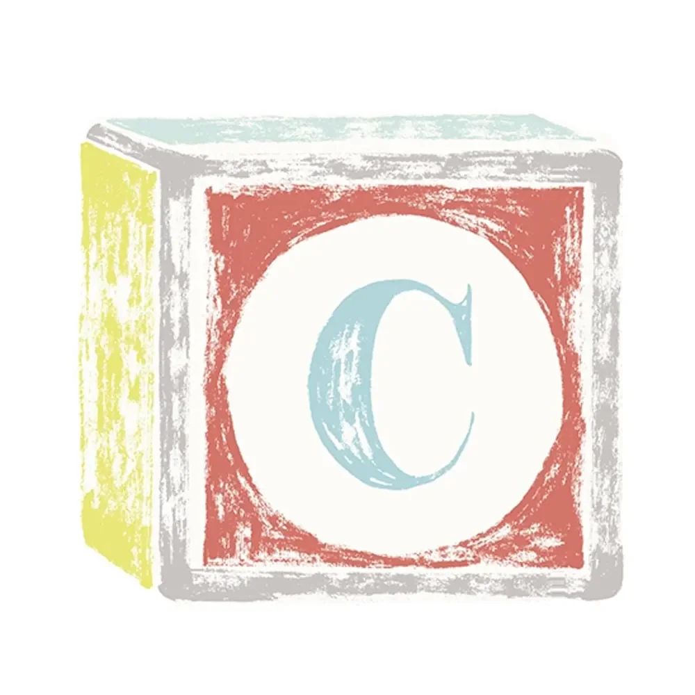 "Lilipinso Sticker Buchstabe auf Spielwürfel C image"