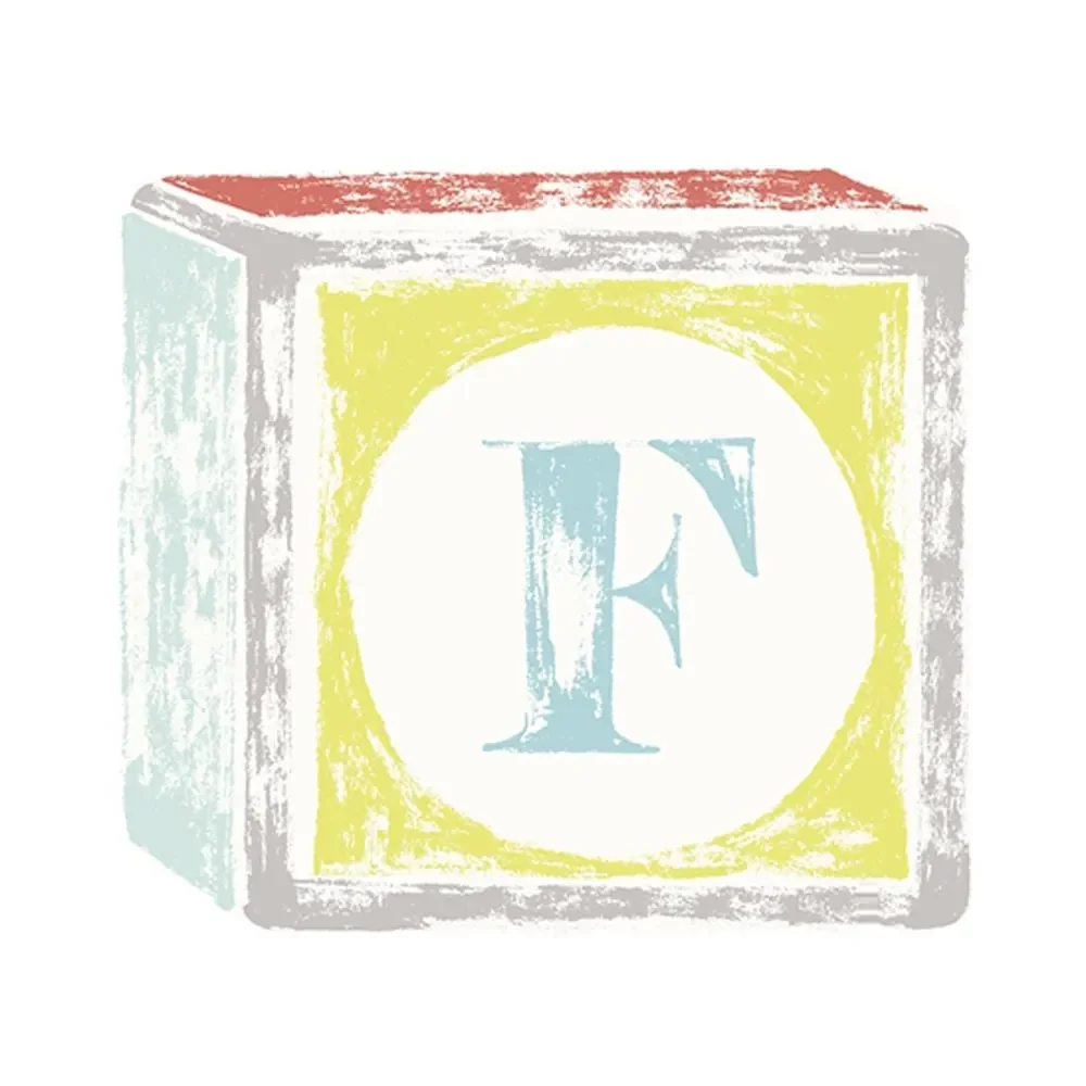 "Lilipinso Sticker Buchstabe auf Spielwürfel F image"