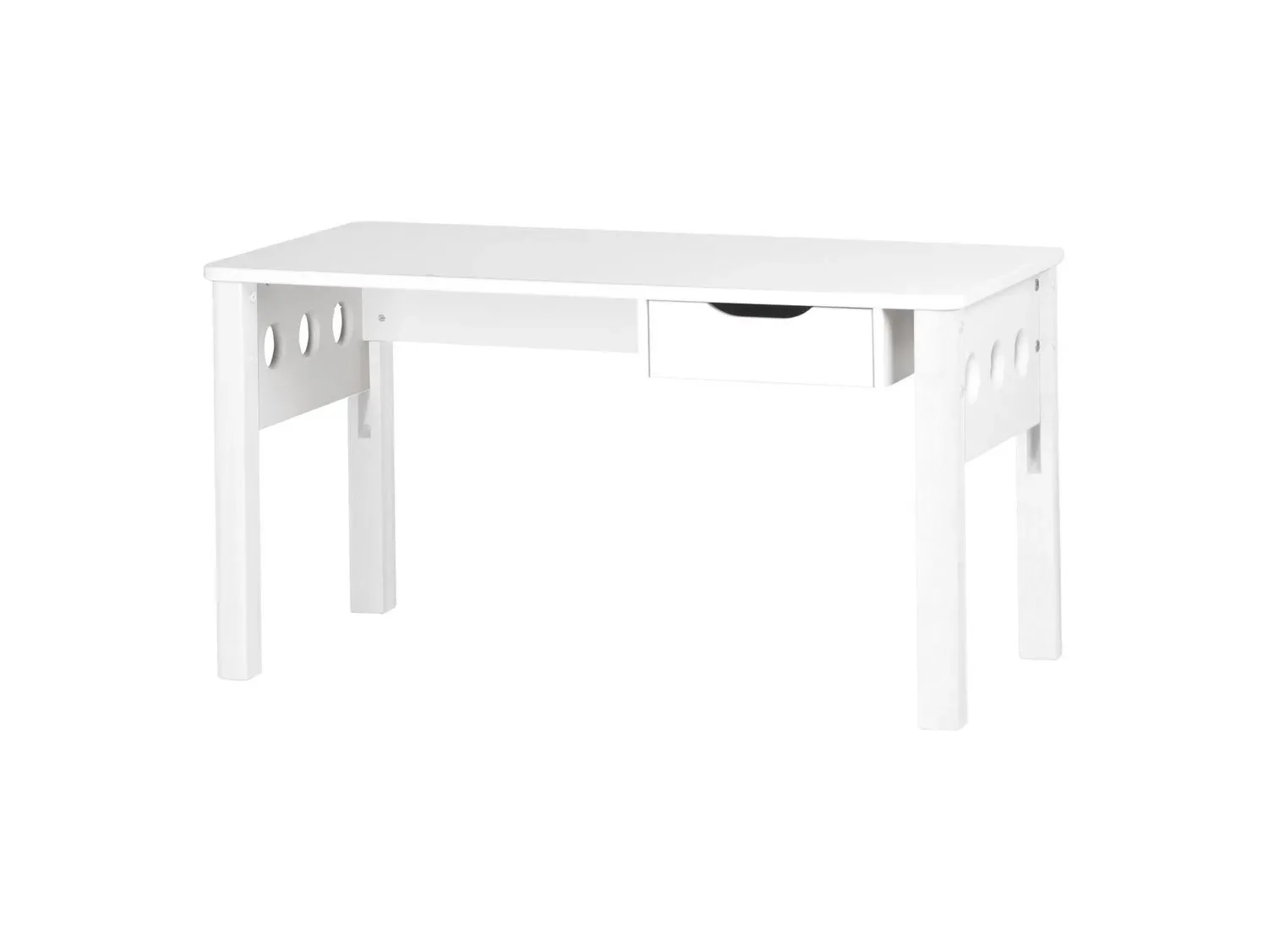 "Flexa Schreibtisch - White, 65x122 cm image"