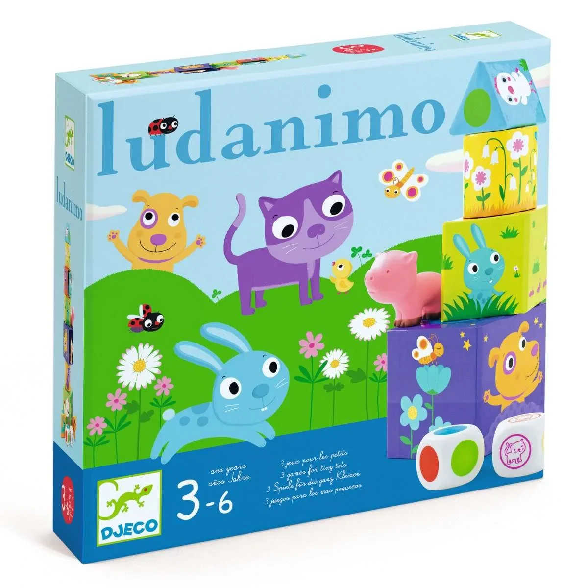 "Djeco Gedächtnisspiel, Gleichgewichtsspiel, Memory Spiel - Ludanimo image"