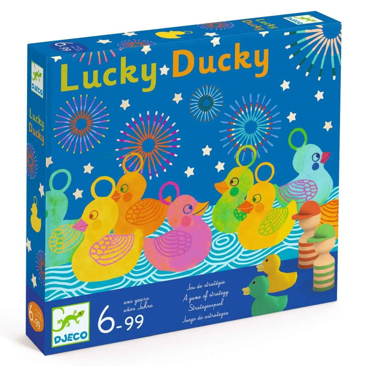 "Djeco Brettspiele, Strategiespiel, Koordinationsspiel - Lucky Ducky image"