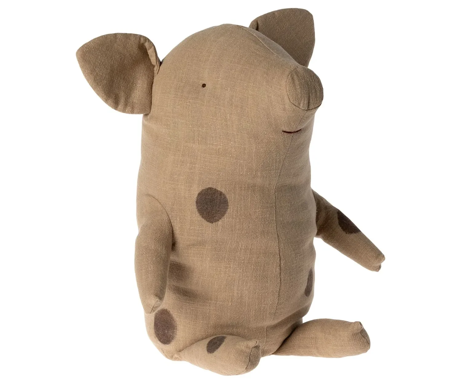 "Maileg Plüschtier, Kuscheltier, Stofftier - Trüffelschwein, Groß, Farbe: Helles Umbra image"