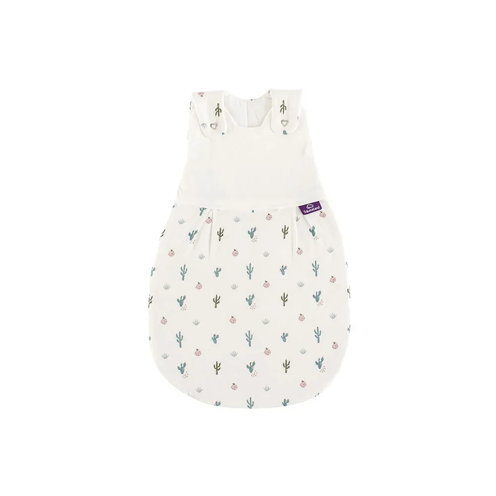 "Träumeland Liebmich Baby Schlafsack, Schlummersack, Innenschlafsack - Kaktusliebe, Grösse: 62/68 image"