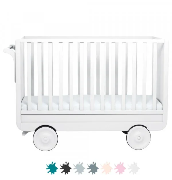 "Laurette Babybett 60 x 120 cm Roulotte image"