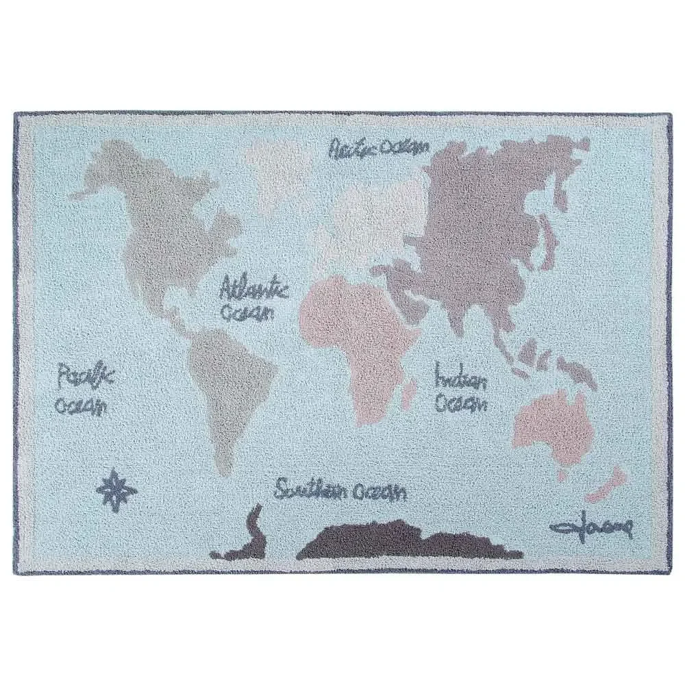 "Lorena Canals Teppich Weltkarte image"