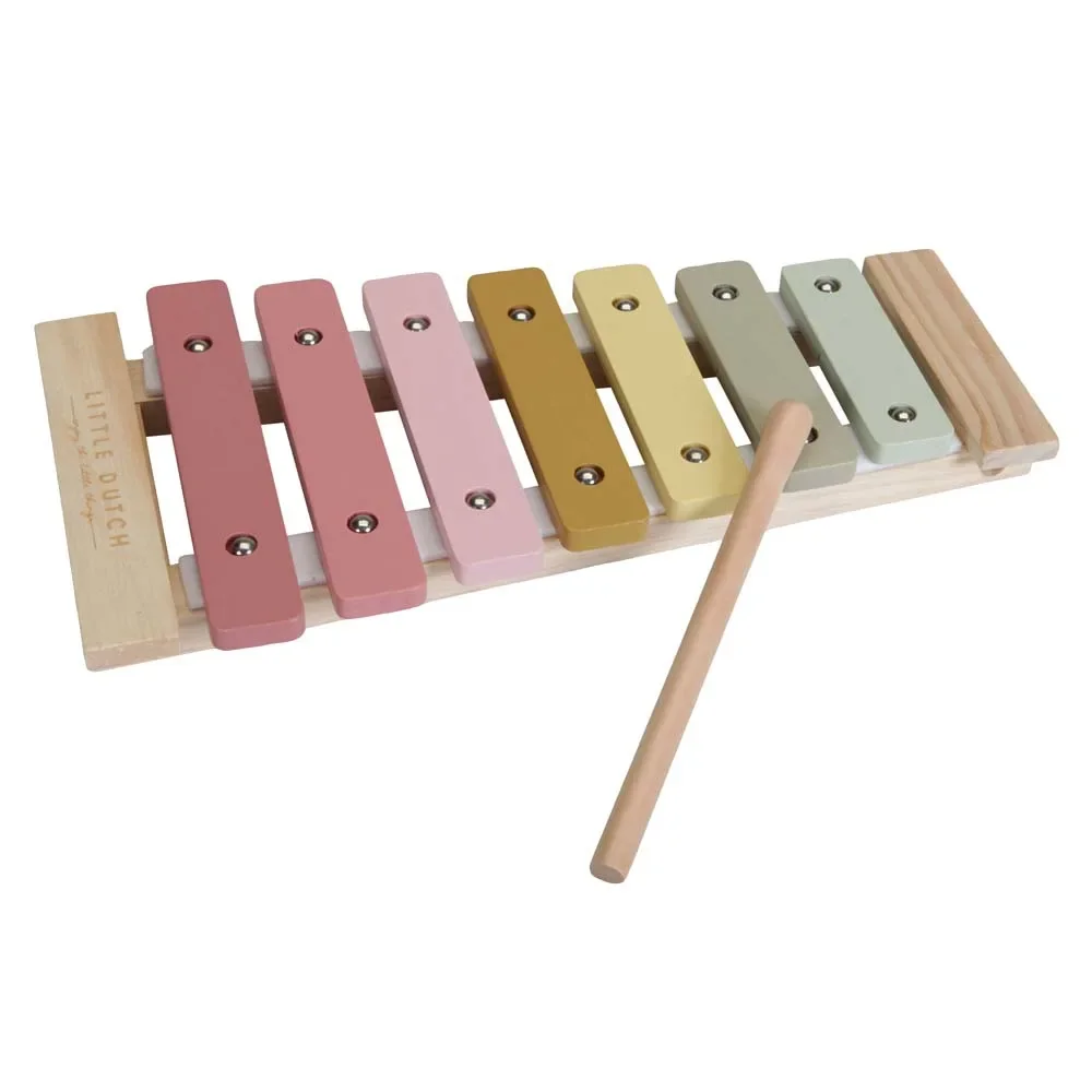 "Little Dutch Kinder Xylophon rosa image"