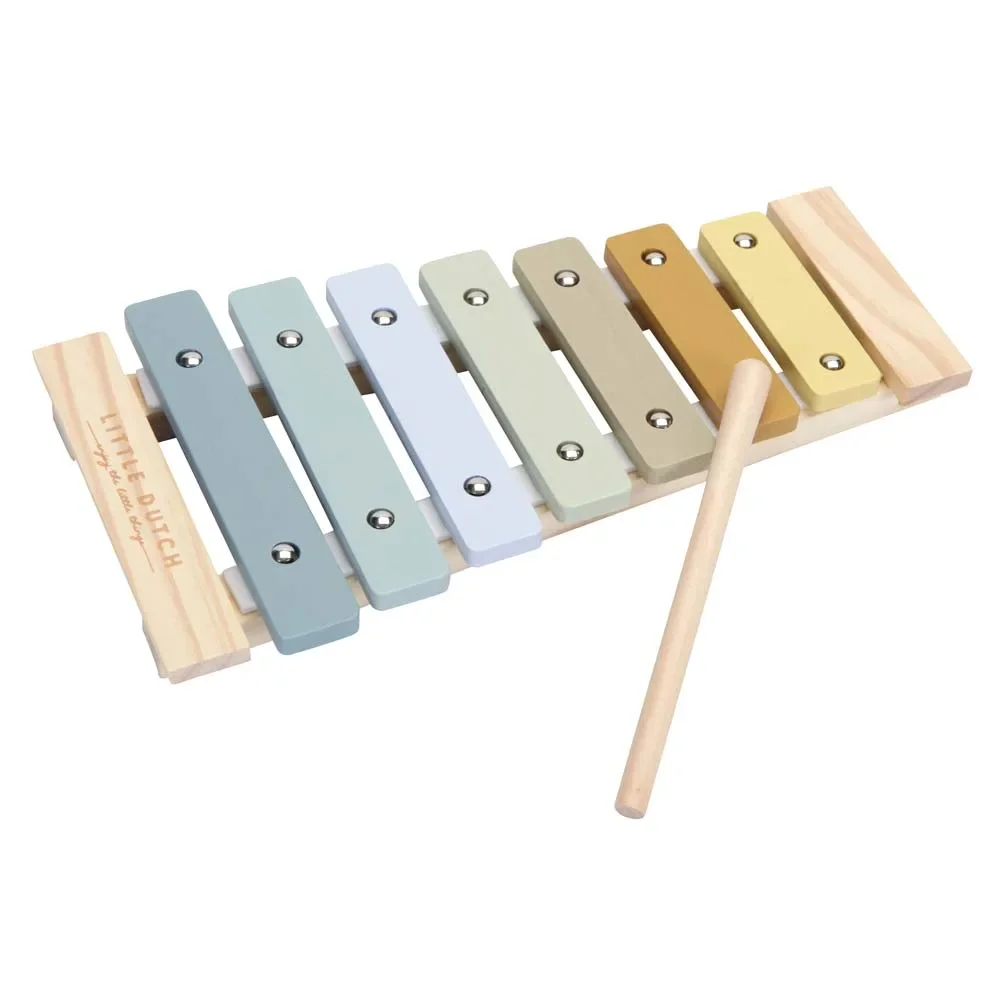 "Little Dutch Kinder Xylophon blau image"