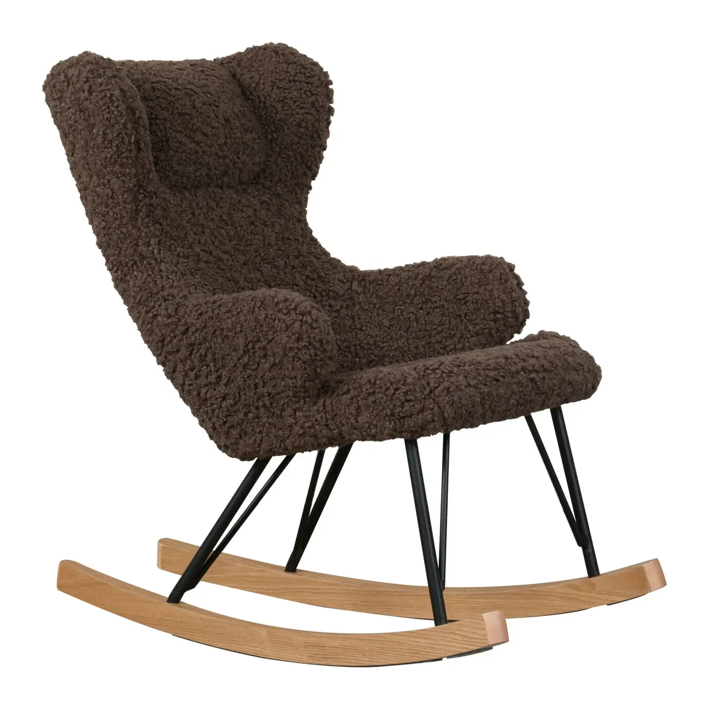 "Quax Schaukelstuhl, Sessel zum Stillen - De Luxe, Farbe: Bison image"