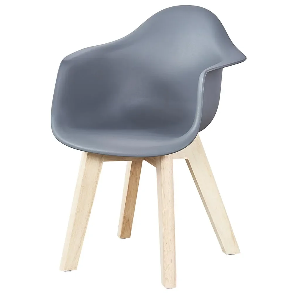 Quax Kinder Schalenstuhl 2 er Set grau