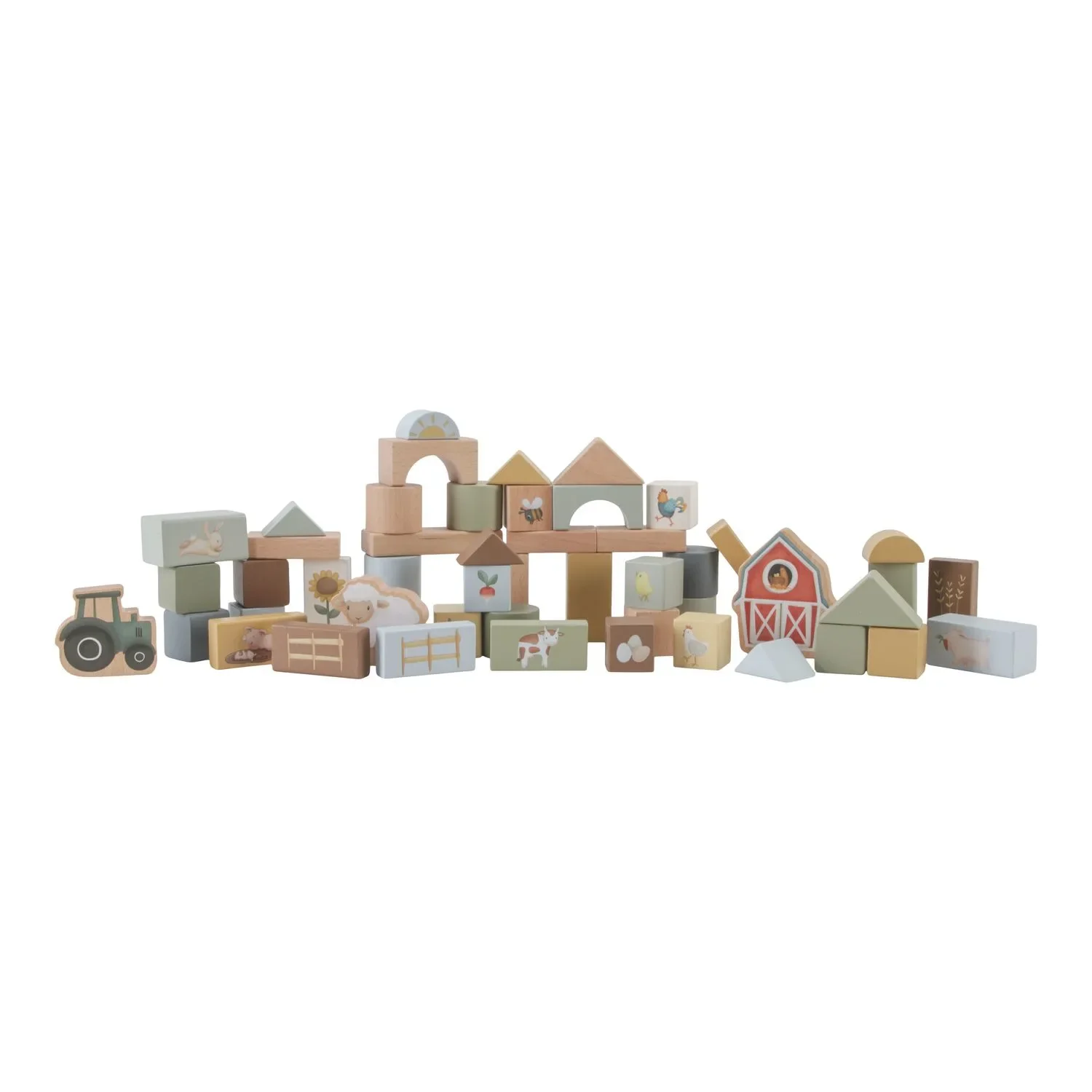 "Little Dutch Bausteine Little Farm, 20x16,5x16,5 image"