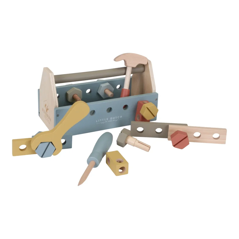 "Little Dutch Holzspielzeug Kinder Werkzeugkasten image"