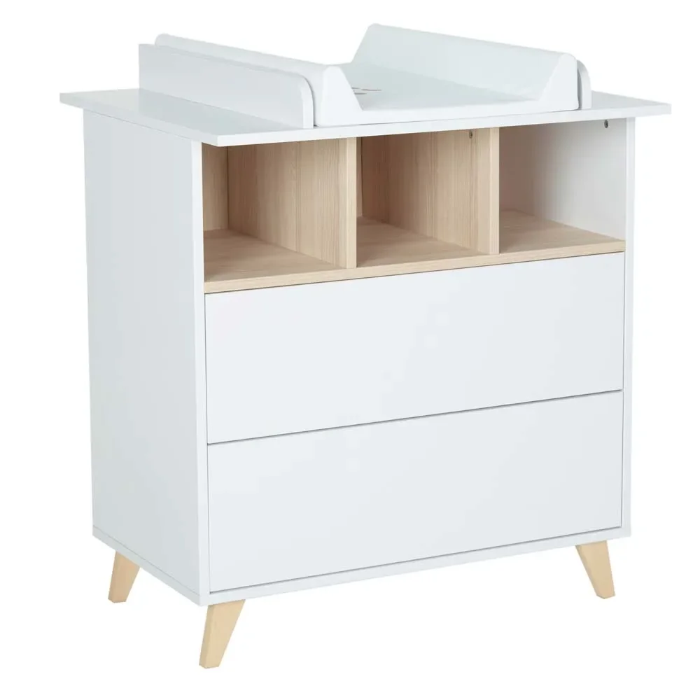 Quax Wickelaufsatz für Kommode Loft weiss