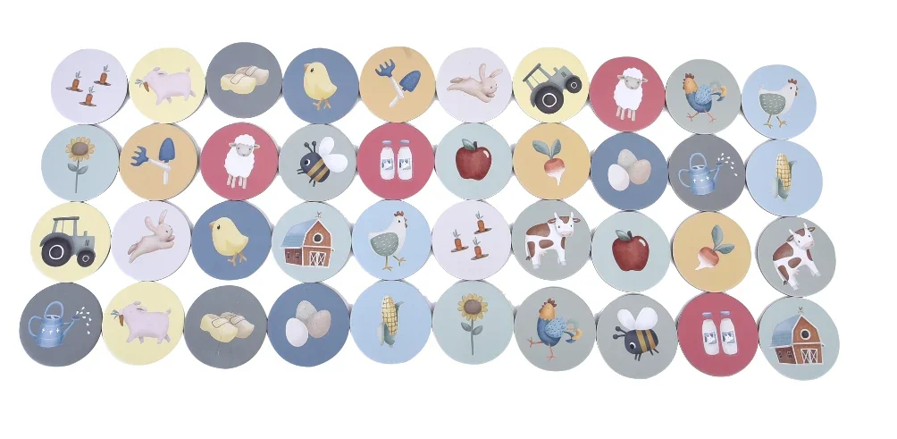 "Little Dutch Memospiel Little Farm: für Kinder (ab 3 Jahren) - Konzentration & Gedächtnis trainieren image"