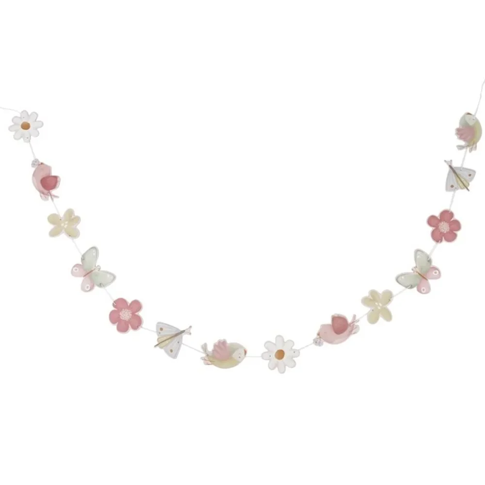 Little Dutch Girlande - Flowers & Butterflies