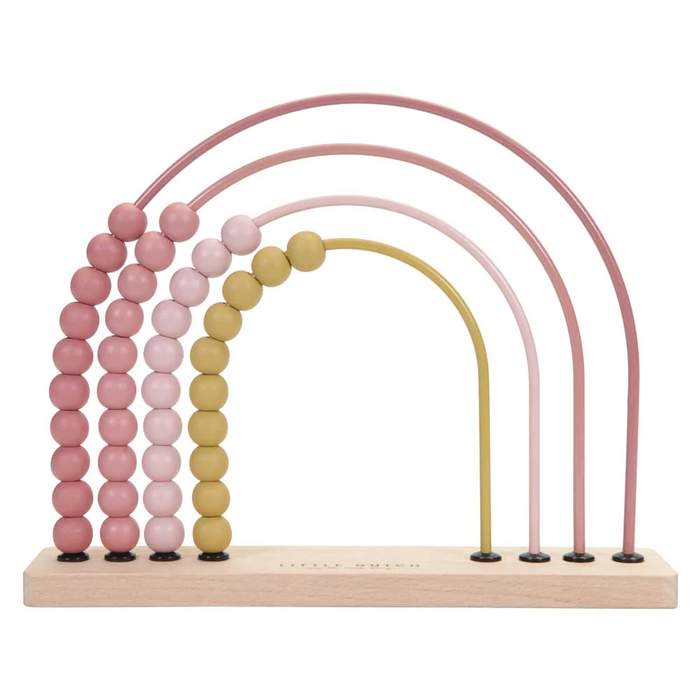 "Little Dutch Motorikbogen / Abakus pink image"