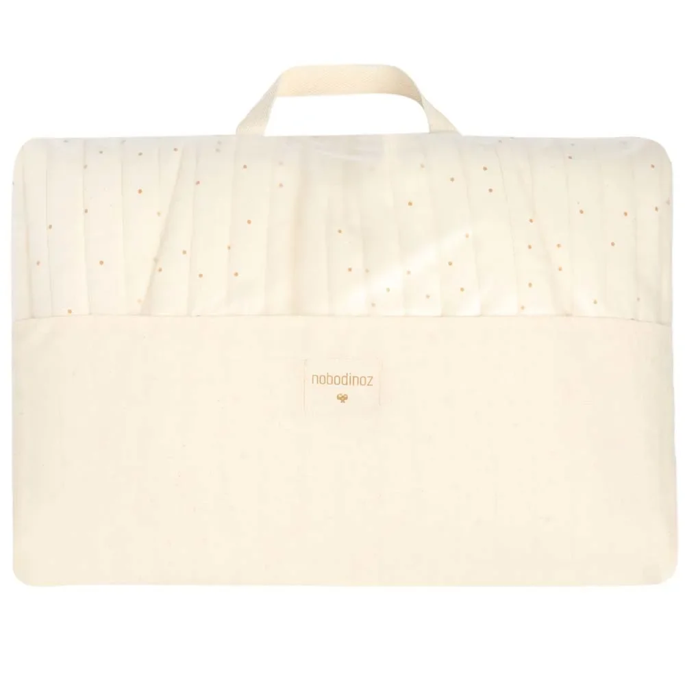 "Babywippe Bezug, Ersatzbezug - Nobodinoz, honig Punkte image"