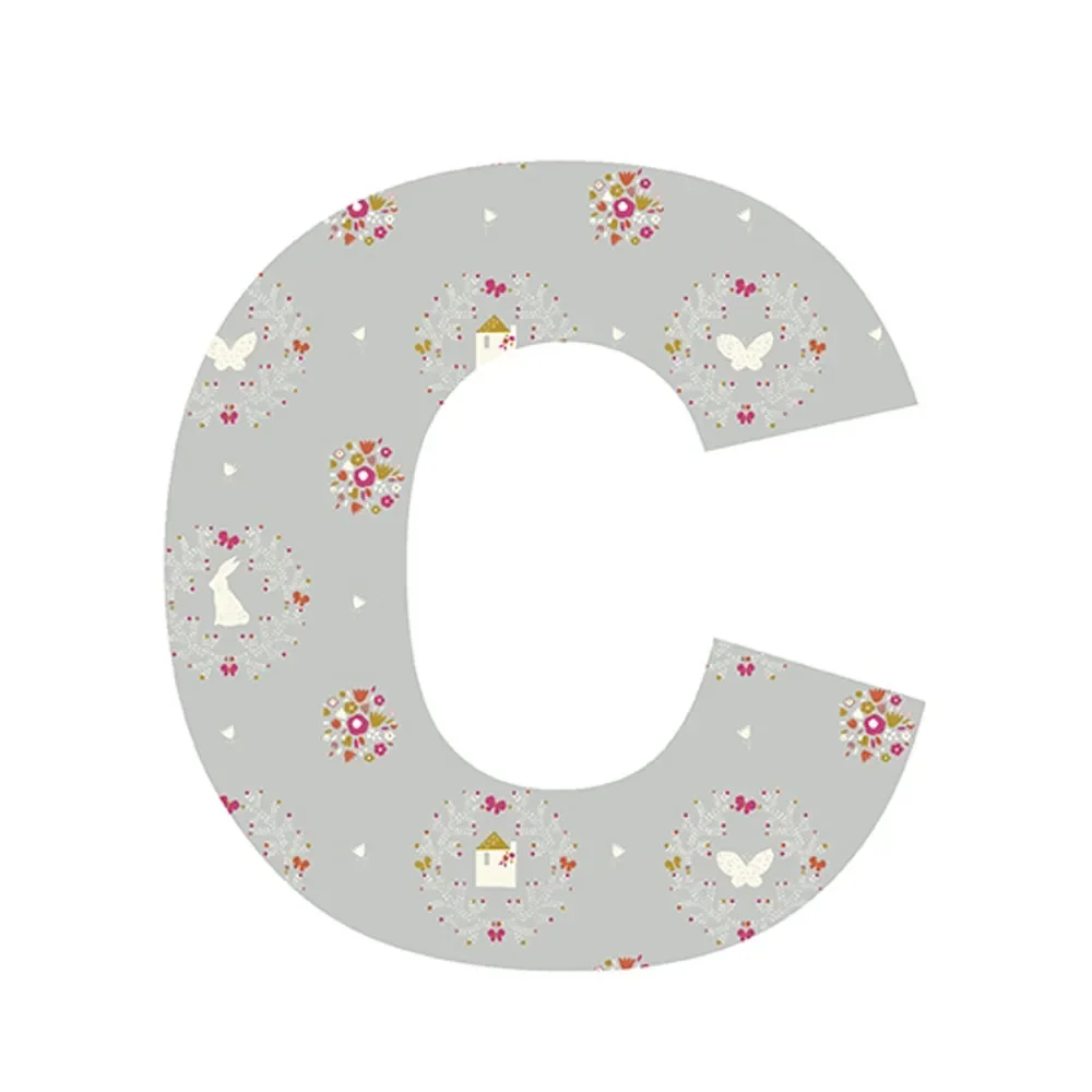 "Lilipinso Sticker Buchstabe geblümt C image"