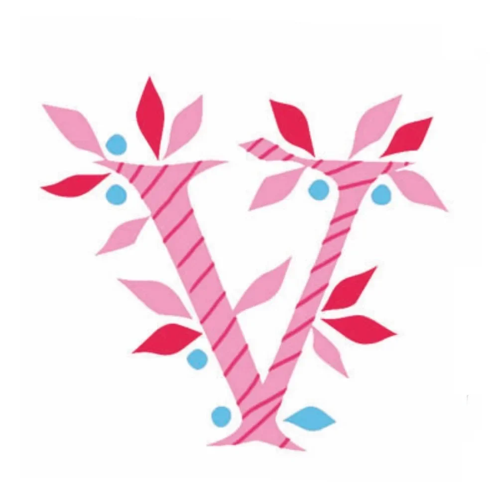 "Lilipinso Sticker rosa Buchstabe v image"