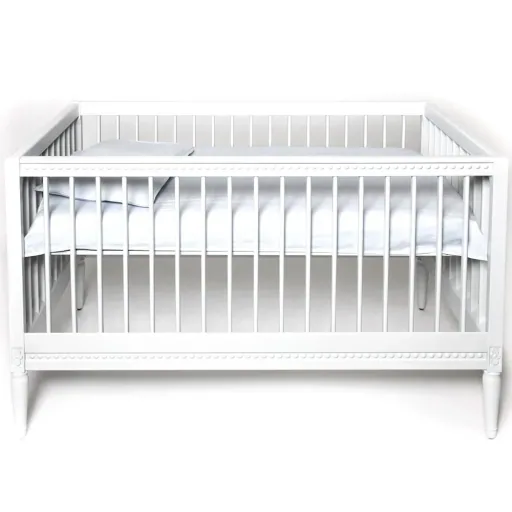 "Gustavienne Babybett 60 x 120 cm weiss image"