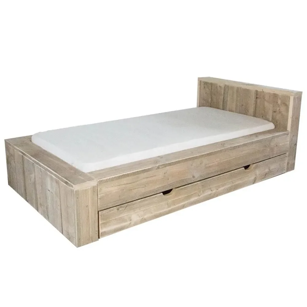 "Dutchwood Block Einzelbett, Bettkasten: mit Bettschublade image"