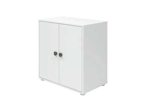"FLEXA Kleiderschrank, Schrankelement - 1 Regalboden, Roomie, Farbe: Weiß/Tiefgrün image"