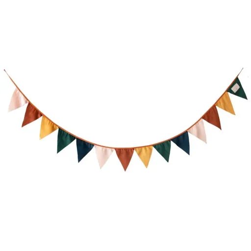 "Nobodinoz Wimpelkette Savanna Samt farbig image"