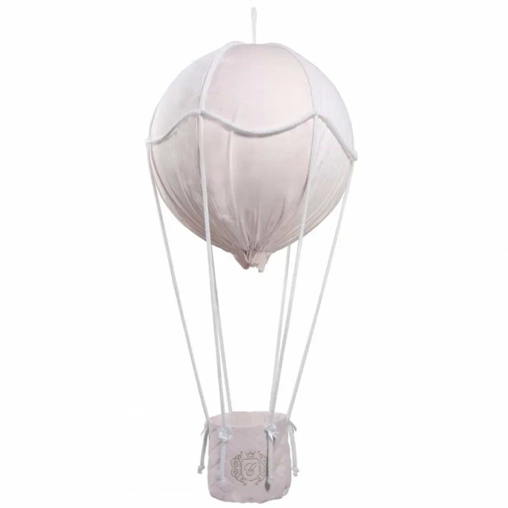 "Caramella Deko Heissluftballon goldenes Emblem rosa, Ausführung: gross image"