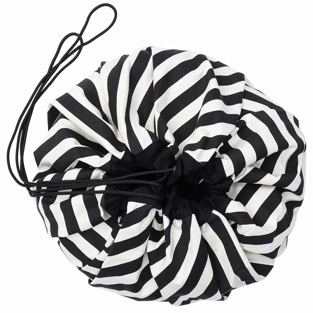 "play & go Spielsack Print Streifen schwarz image"