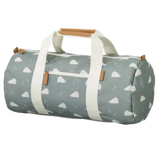 "Fresk kleine Reisetasche Igel blau grau image"