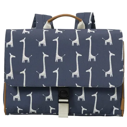 Fresk Schulranzen Giraffe blau