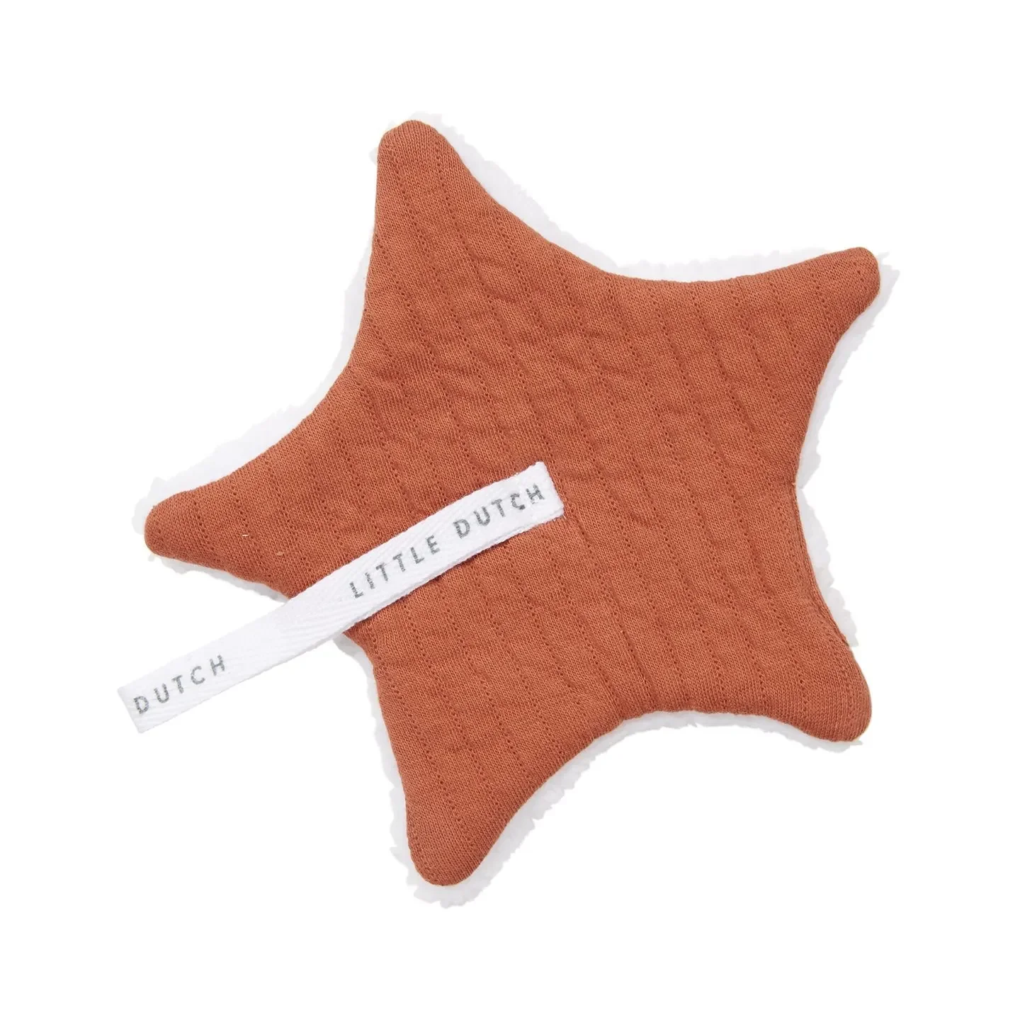 "Little Dutch Kuscheltuch, Schnullertuch Baby, Farbe: Rost rot image"