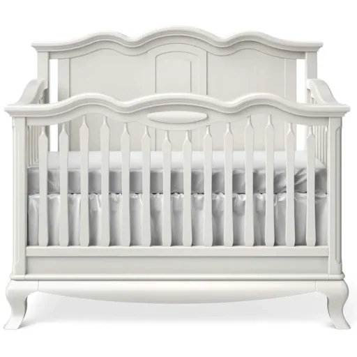 "Romina Cleopatra Babybett umbaubar geschlossene Rückwand image"