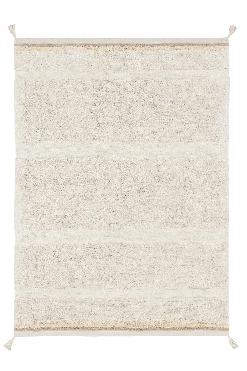 "Lorena Canals Waschbarer Teppich - Bloom Natural, Größe: 140 x 200 cm image"
