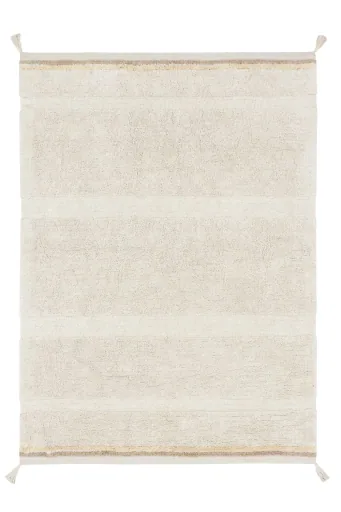 "Lorena Canals Waschbarer Teppich - Bloom Natural, Größe: 140 x 200 cm image"