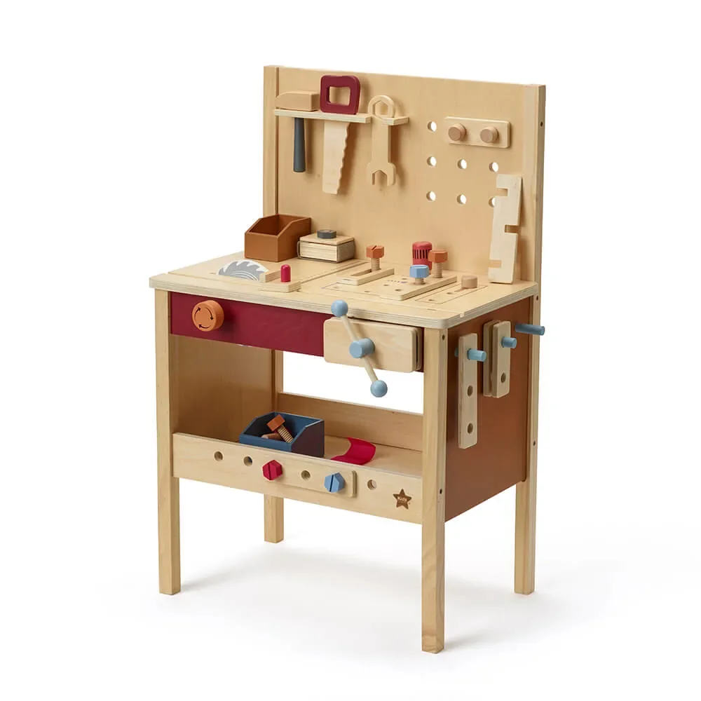 "Kids Concept Spiel Werkbank Holz image"