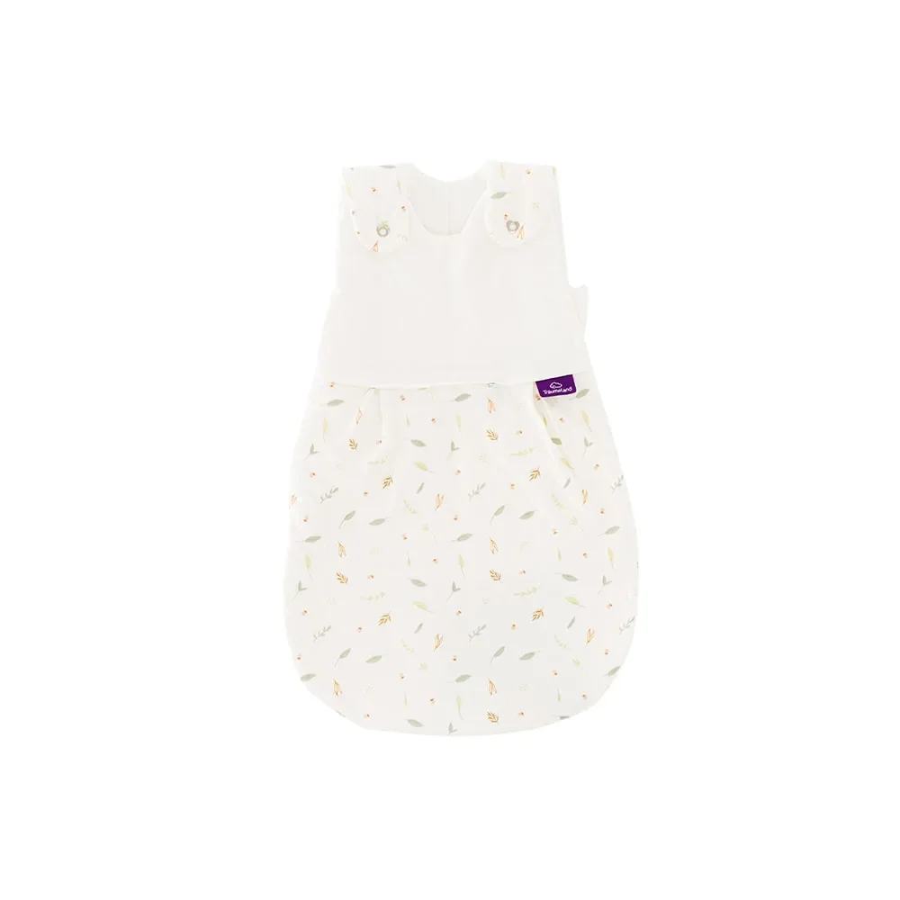"Träumeland Liebmich Baby Schlafsack, Schlummersack, Innenschlafsack - Naturlieb Grün, Grösse: 62/68 image"