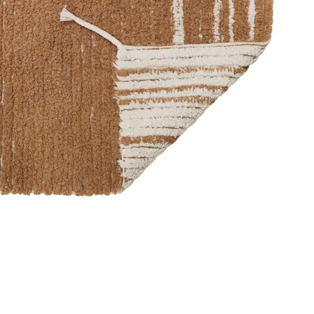"Lorena Canals waschbarer Wendeteppich "Reversible Twin" braun, Größe: 80 x 140 cm image"
