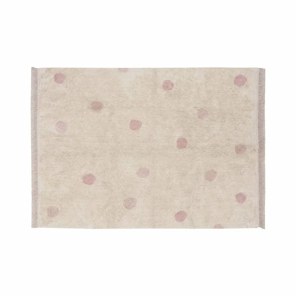 "Lorena Canals waschbarer Teppich "Hippy Dots" nude image"