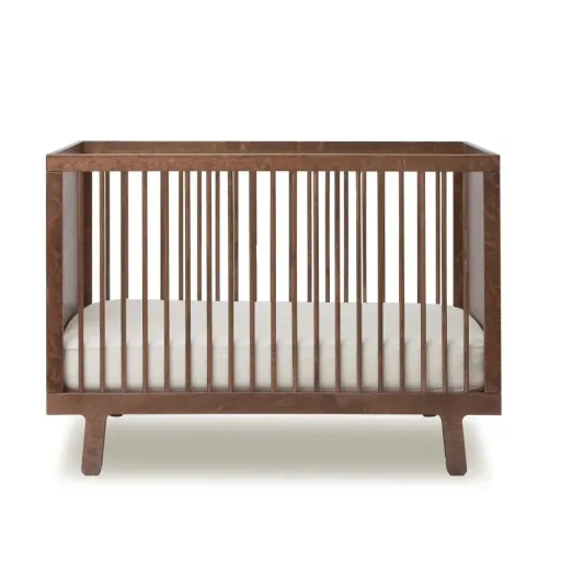 "Oeuf Babybett Sparrow Walnuss 70 x 140 image"