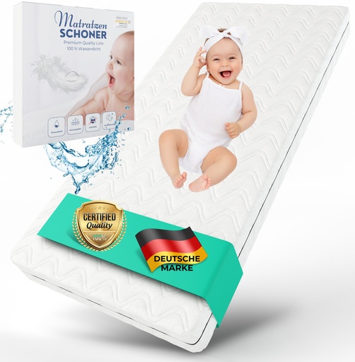 Alavya Home Kindermatratze COZY mit Schoner, 90 x 200 cm