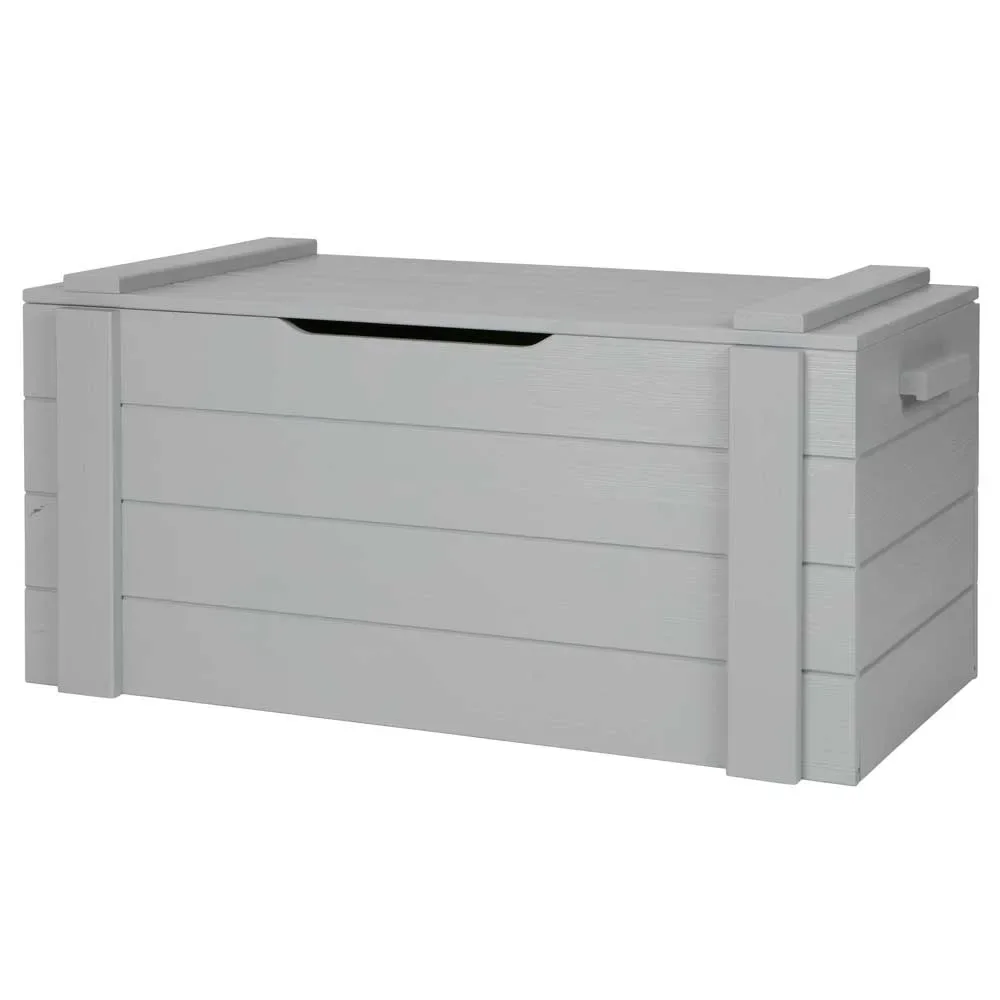 "WOOOD - Spielzeugkiste Dennis, betongrau, matt, 42x90x42 cm image"