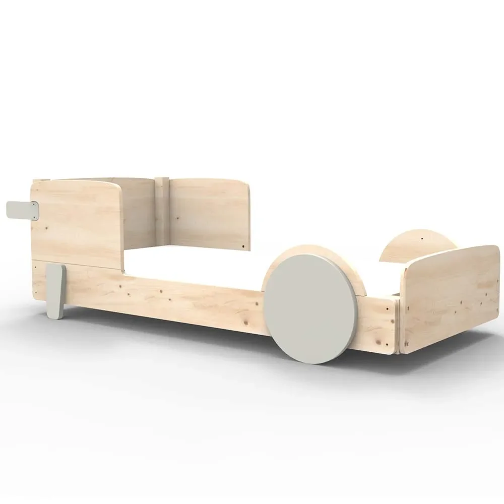 "Mathy by Bols Einzelbett "Discovery", Farbe Elemente: pearl grey image"