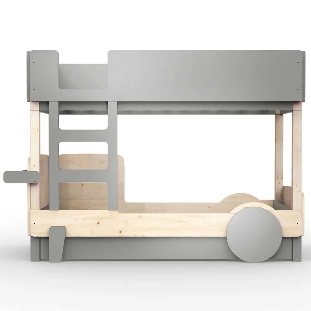 "Mathy by Bols Etagenbett "Discovery" mit Bettschublade, Farbe Elemente: cement grey image"