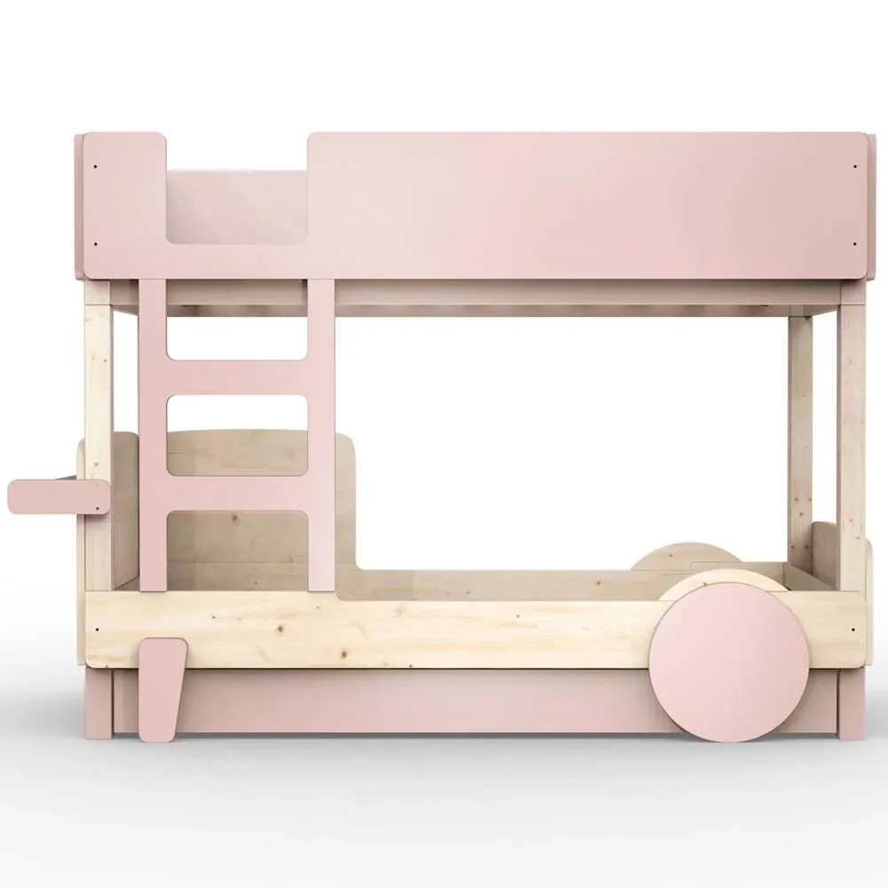 "Mathy by Bols Etagenbett "Discovery" mit Bettschublade, Farbe Elemente: winter pink image"