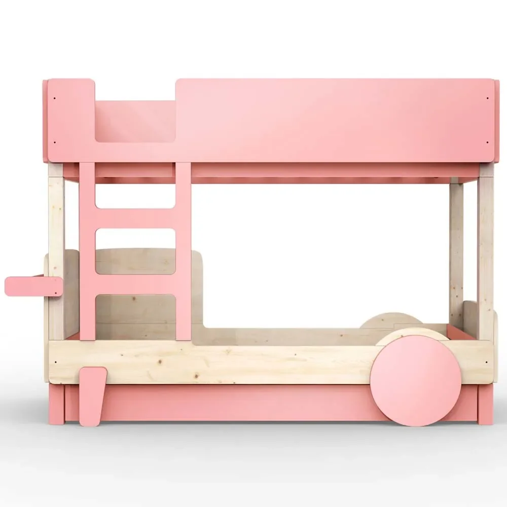 "Mathy by Bols Etagenbett "Discovery" mit Bettschublade, Farbe Elemente: light pink image"