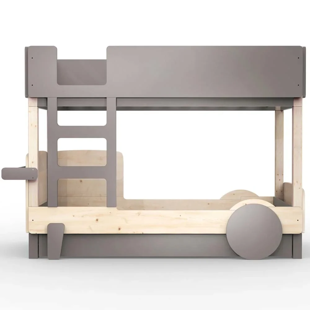 "Mathy by Bols Etagenbett "Discovery" mit Bettschublade, Farbe Elemente: linnen image"