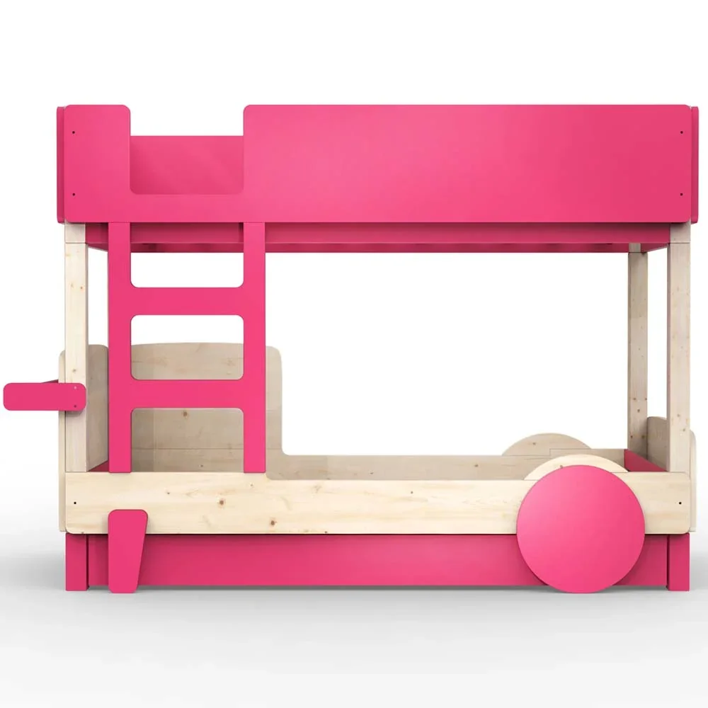 "Mathy by Bols Etagenbett "Discovery" mit Bettschublade, Farbe Elemente: summer pink image"