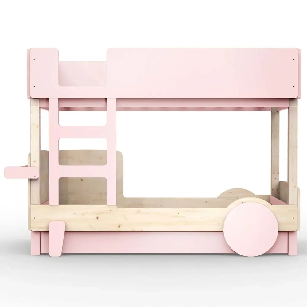Mathy by Bols Etagenbett "Discovery" mit Bettschublade, Farbe Elemente: powder pink